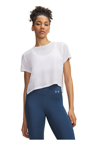Under Armour 6009540-100 UA Velociti Shortsleeve Beyaz Bisiklet Normal Düz Ka...