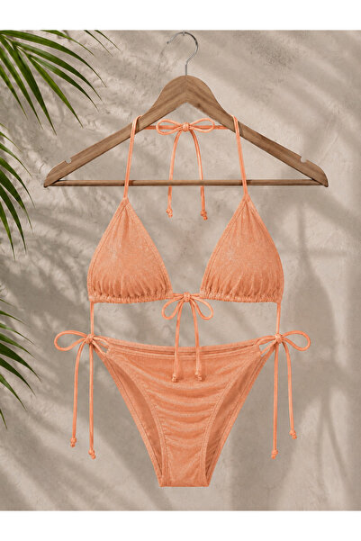 Maser Parlak Mercan Bikini Takımı