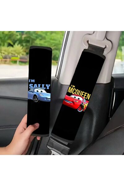 merdümek Şimşek Mcqueen ve sally emniyet kemeri kılıfı - Sevgili Çift emniyet...