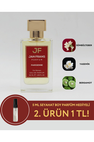 JF JAN FRANS Parisienne - Yasemin Portakal Çiçeği Çiçeksi Kokulu 50ml Kalıcı ...