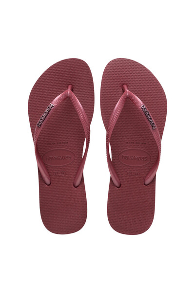 Havaianas Vişne Kadın Plaj Terliği SLIM LOGO METALLIC