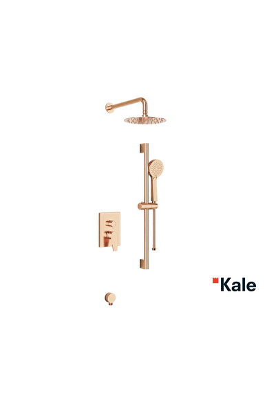KALE SEMPRE PLUS ANKASTRE DUŞ SETİ ROSE GOLD