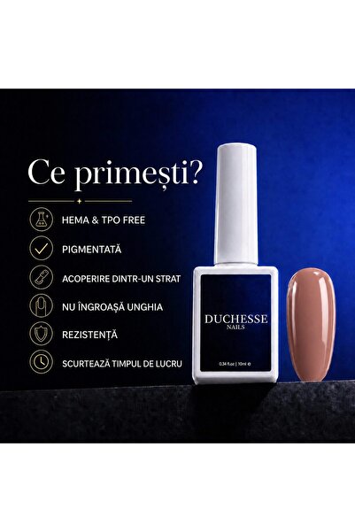 Duchesse Nails Ojă semipermanentă, FĂRĂ HEMA și TPO, Nuanța nr. 32, 10 ml
