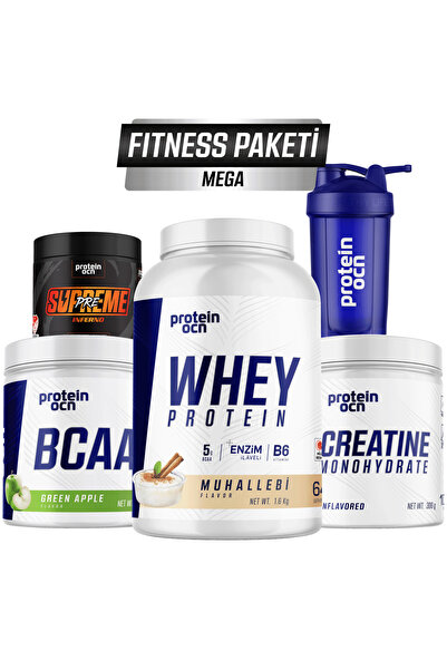 Proteinocean Fıtness Paketi Mega - Muhallebi Yeşil Elma