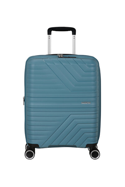 American Tourister Mavi Çekçekli Sert Valiz FLYTWIST-SPINNER 55/20 TSA EXP