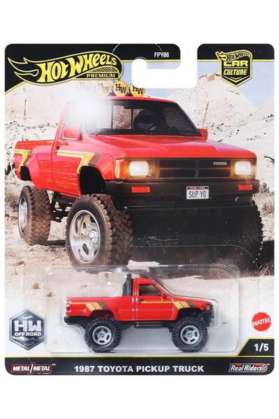 HOT WHEELS سيارة تويوتا بيك أب فاخرة طراز JBK73 موديل 1987
