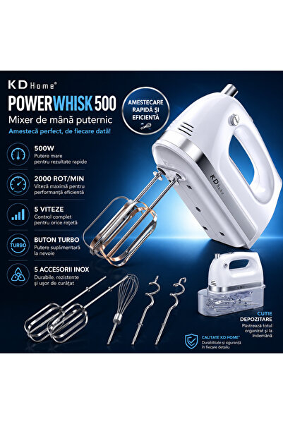 kd home Mixer de mână KD Home PowerWhisk 500
