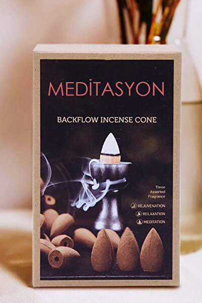 OrdoVeni Meditasyon Kokulu Doğal Geri Akış Tütsü | Oda Kokusu | Şelale Tütsü