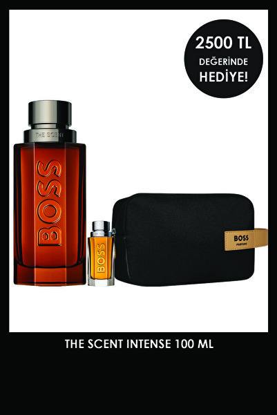 BOSS The Scent Intense 100 ml Erkek Parfüm + The Scent 5 ml Seyahat Boy Erkek...