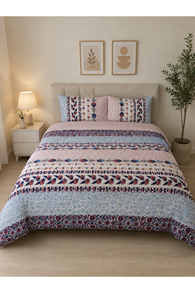 LaLiva Bohemian Breeze Διπλό Σετ Κλινοσκεπασμάτων - Με Ελαστικό Σεντόνι - Βαμ...
