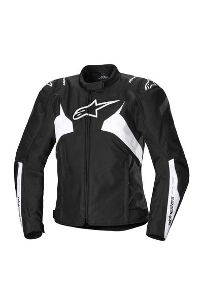 Alpinestars Stella T-JAWS V4 WP Korumalı Kadın Motosiklet Montu Siyah Beyaz