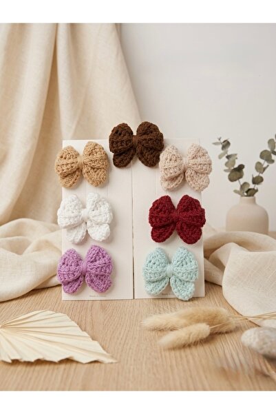 Sepia Shopping KIZ ÇOCUK SAÇSIZ BEBEK TOKASI 7'Lİ SET1 (genişlik 5cm)