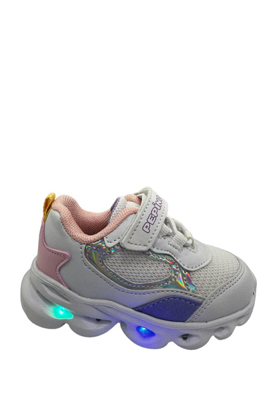 pepino By23-1253 Alb Roz Liliac Pantofi sport pentru fete Alb Roz