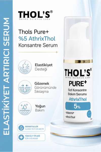 THOLS بيور+ أثريكس تول 5% - (تي بي 72) سيروم العناية - 15 مل