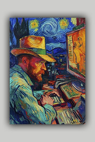 Luna Marissa Αφίσα FanArt Modern Van Gogh Αφίσα τοίχου χωρίς πλαίσιο