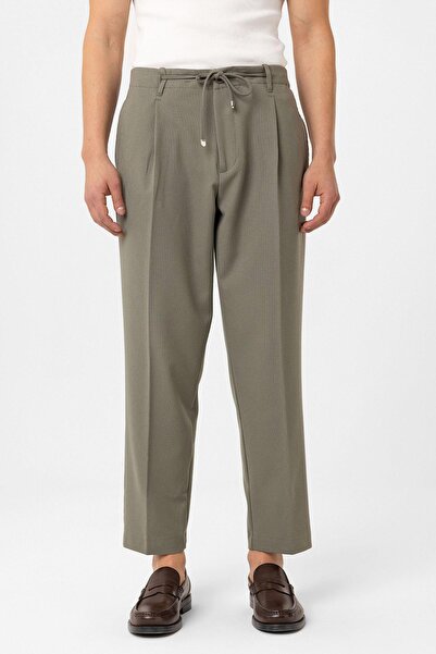 Antioch Khaki Jogger Relaxed Fit Men's Trousers