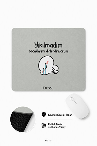 Duxy Mouse pad cu model amuzant, 23x19 cm, bază anti-alunecare, confortabil ș...