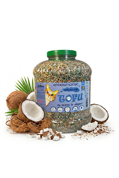 Vitamix Tofu ecoMiau – Biodegradable cat litter, Coconut, 17 Liters