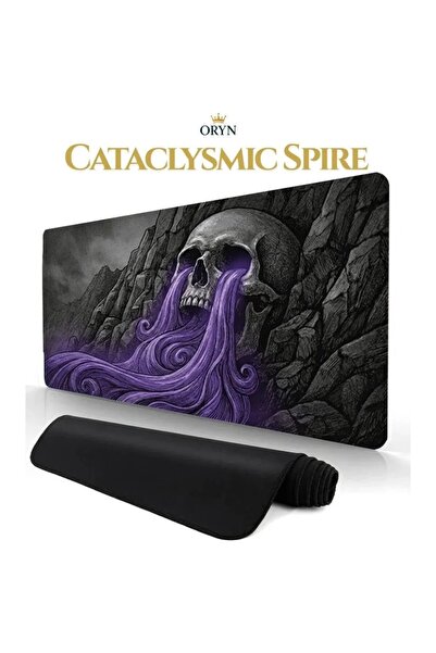 Oryn Mono / Cataclysmic Spire Edition | 90x40cm Gaming Mousepad - (3mm Kalınlık)