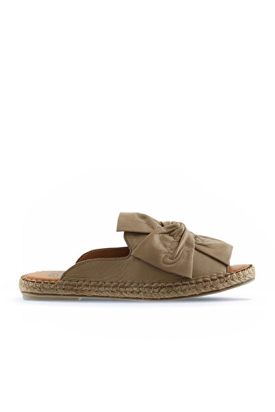 Bueno Shoes Papuci espadrille de damă din piele de nurcă 01wn1632