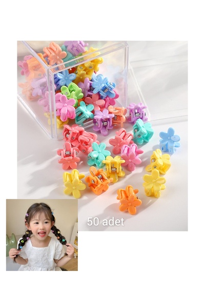 NEW HİLL Mini greblă pentru copii 50 buc în cutie cu catarame