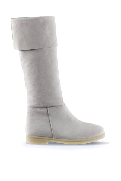 Bueno Shoes حذاء نسائي مسطح من جلد الغزال الأبيض 01wt3307