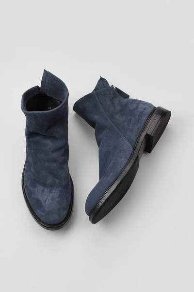 Bueno Shoes Μπλε σουέντ ανδρικές μπότες 01mv9300