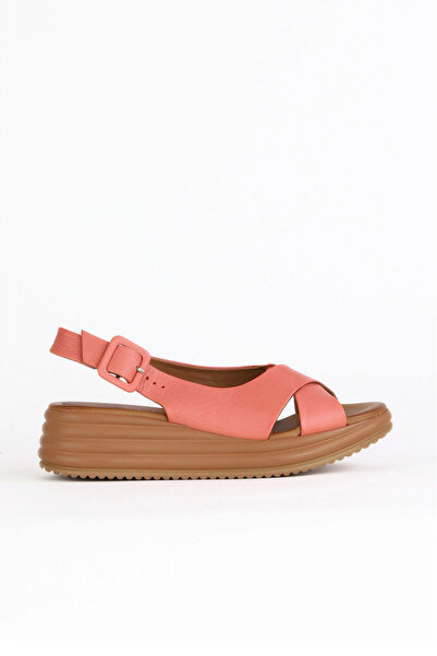 Bueno Shoes Coral Leather Women's Wedge Heeled Sandals 01Wy5701