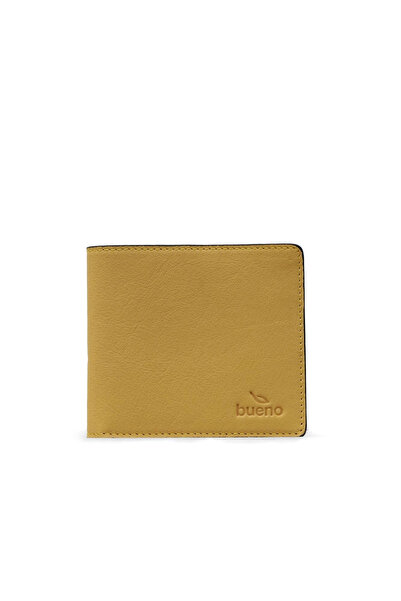BUENO Yellow Leather Wallet