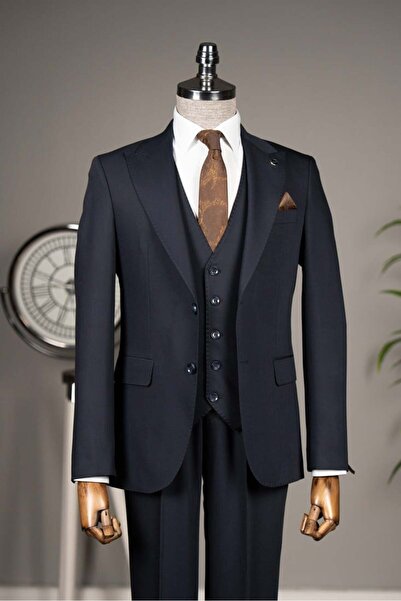 Terzi Ayhan Classics Limited edition vest suit navy blue