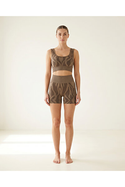 PAW Pivot Athletic Wears PAW WILD-GIRAFFE| Seamless Toparlayıcı Yüksek Bel Ka...