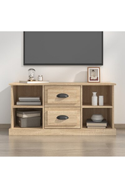 Concept Comodă TV, stejar sonoma, 99,5x35,5x48 cm, lemn prelucrat