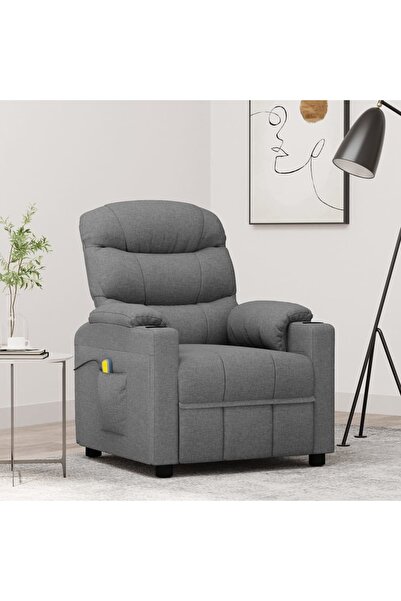 Concept Fotoliu de masaj, gri deschis, material textil