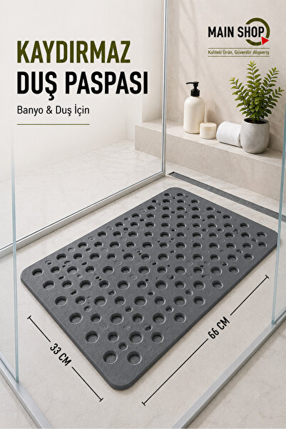 MAİN SHOP Covoraș de duș antiderapant 33 x 66 cm - Covoraș de baie și cadă cu...