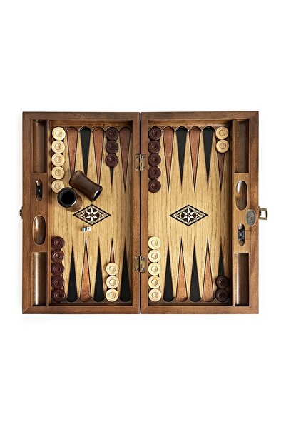 Helena Wood Art Infiniti Numerator Wooden Backgammon and Walnut