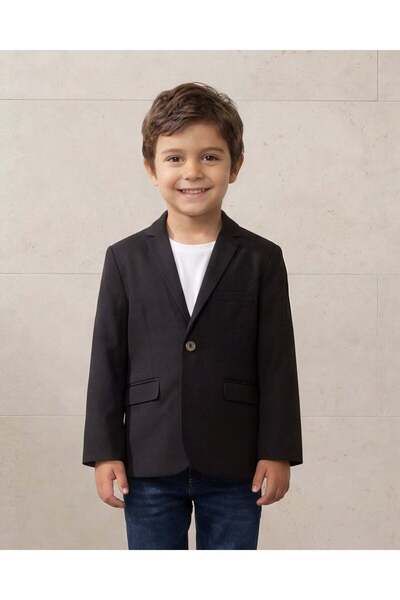 REDTAG بليزر أسود للأولاد