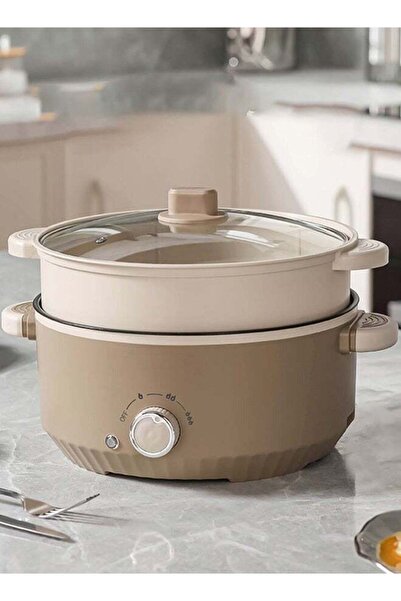 Bukela Electric Hot Pot 3.5L double layer Non-Stick Electric Cooker
