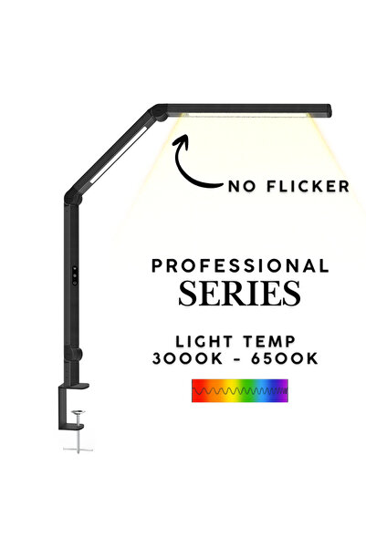 Huerler Διπλή λάμπα γραφείου LED DDL-003, προστασία ματιών, 5 επίπεδα έντασης...