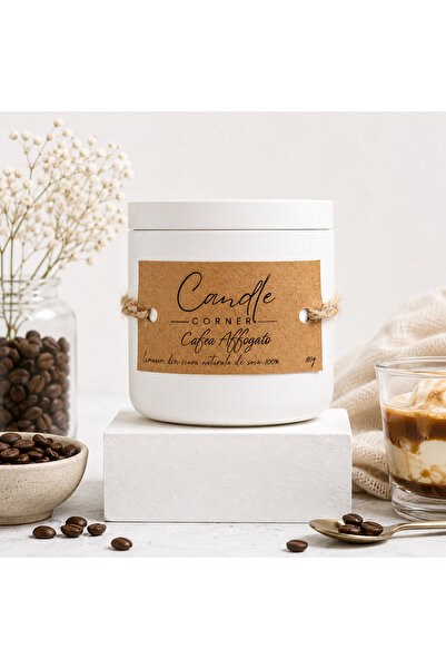 Candle Corner Lumânare parfumată lucrată manual 150 g – Cafea Affogato