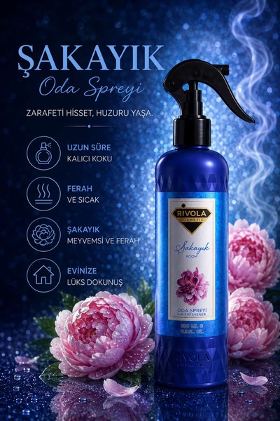 Rivola Şakayık Oda Spreyi Ev Kokusu 350 ML