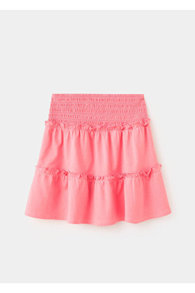 MANGO Kids Beli işlemeli kısa etek