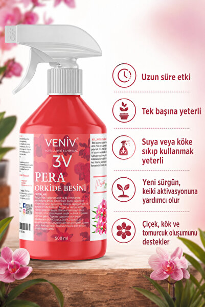Pera Best Growth Flowering Plant Food For Orchids And All Flowers & Increasing Root-branch