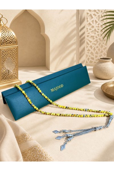 MAJOOD 99 Seashell pearls Prayer Beads/Tasbih/6mm/for men and women/Perfect Ramadan Gift