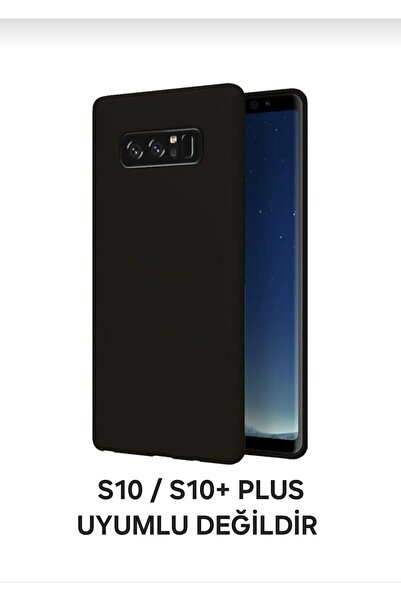 ZM STORE Samsung Galaxy S10e Kılıf Zore Premier Siyah Silikon Kapak
