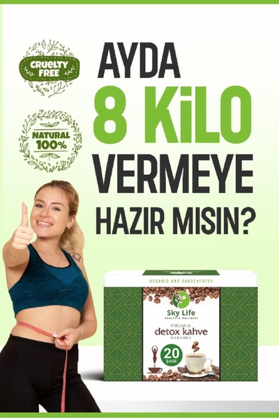 Sky Life Health & Wellness Detox Form Kahve FİT YAŞAM zayıflamak.kilo.vermek