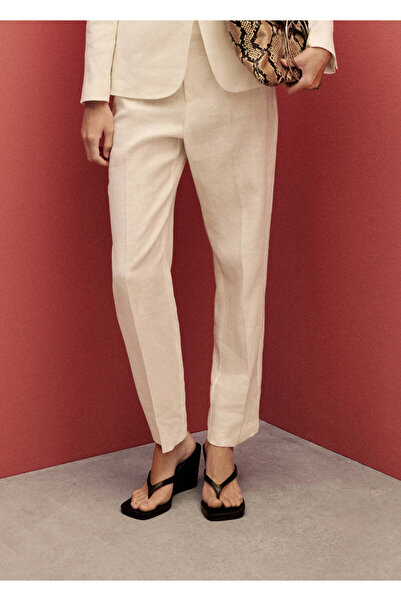 MANGO Woman Keten pantolon takım