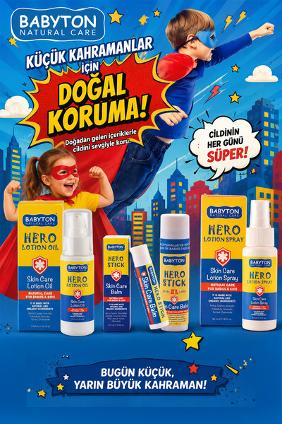 BABYTON %100 Doğal İçerik Hero Stick Anlık Yatıştırıcı Onarıcı 5 gr
