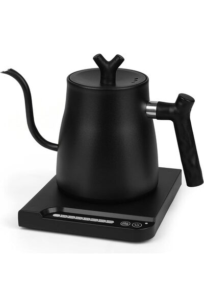 TOSCANA U 1000W 1L Stainless Steel Electric Kettle Water Boiler Heater 7 Temp...