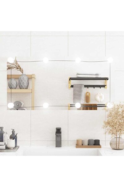 Concept Oglindă de perete cu lumini LED 40x80 cm sticlă dreptunghiular