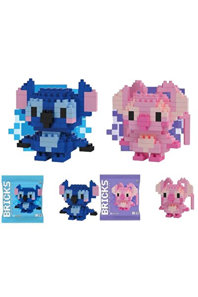 Bricks Stitch 2'li Hediye Seti Mikro Blok Lego Figürler